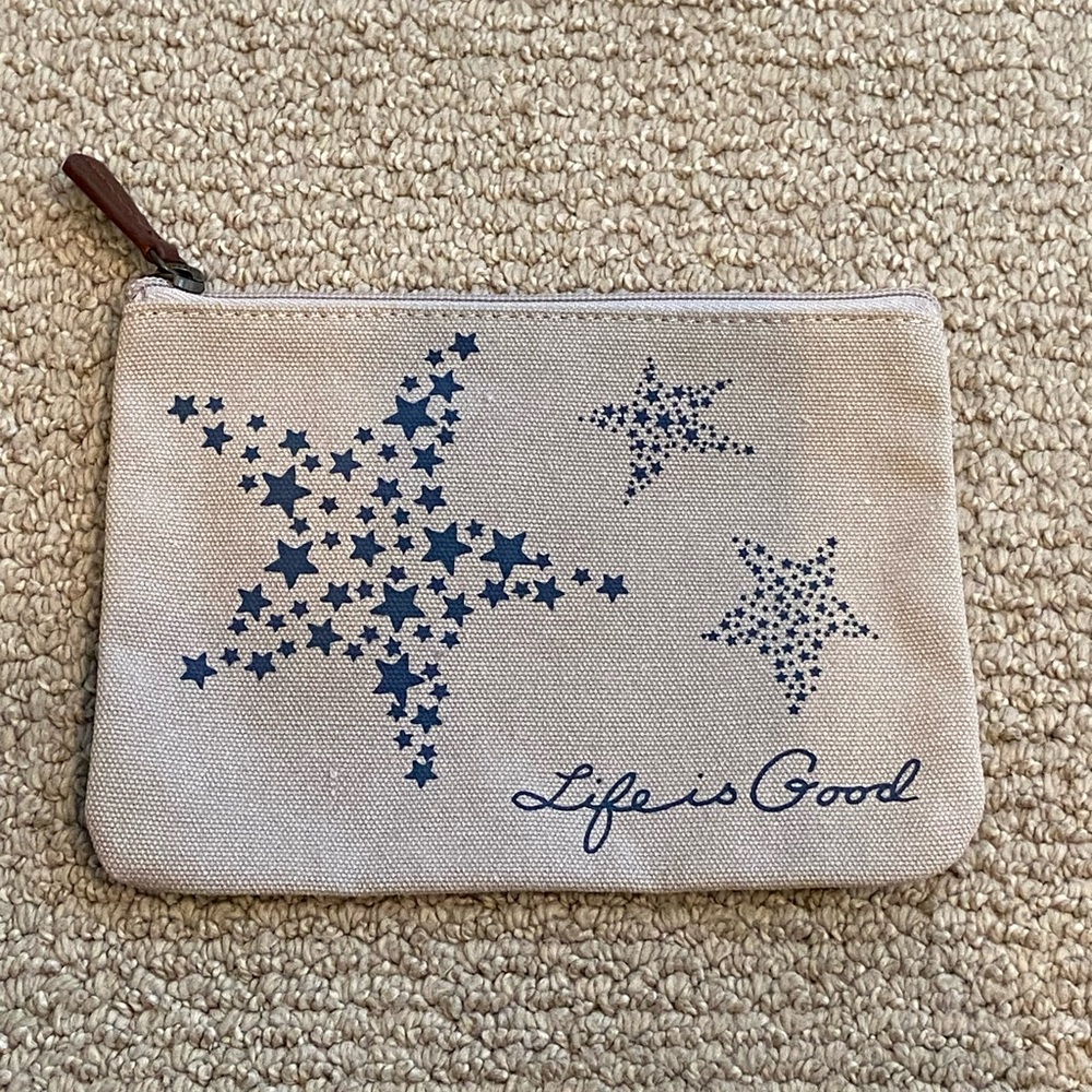 Life Is Good Canvas Pouch